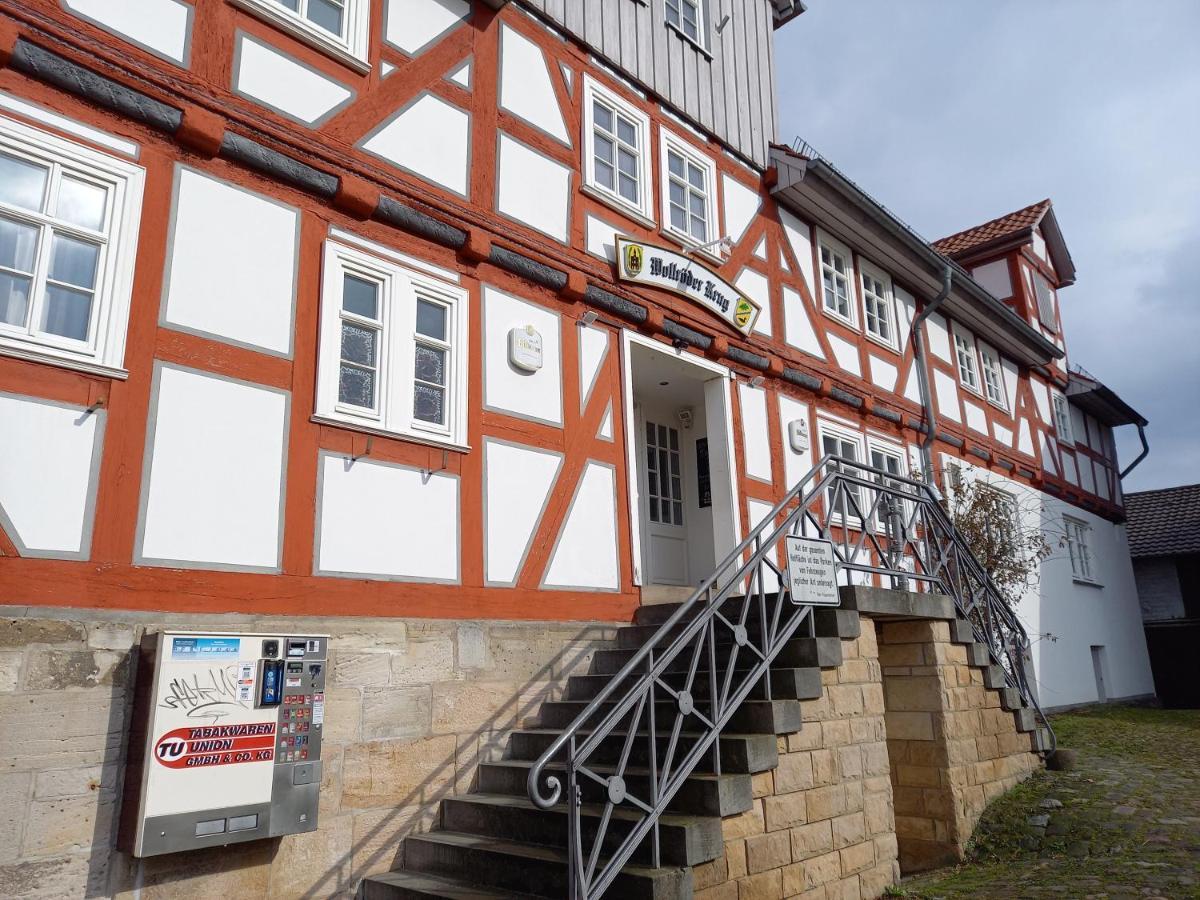 Wollroeder Krug Otel Guxhagen Dış mekan fotoğraf